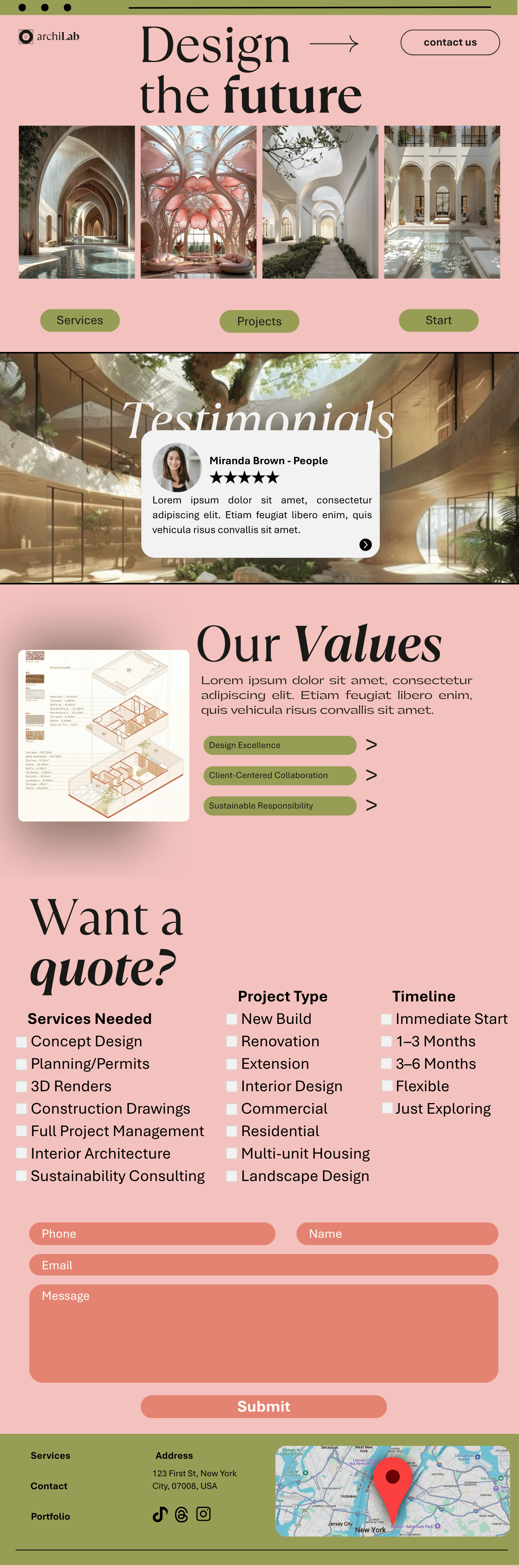 Web Design Only (Mock-ups)